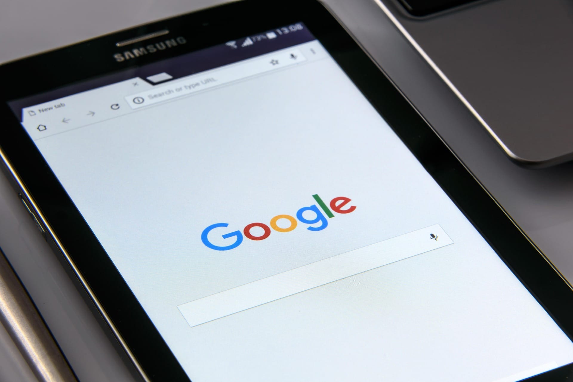 Google na tablecie.